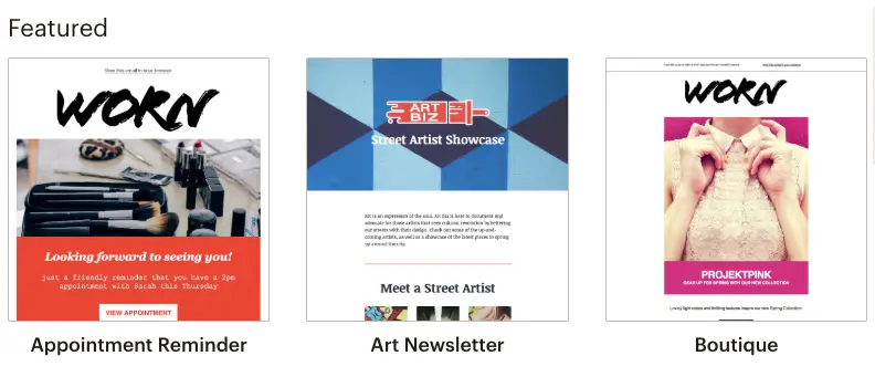 Mailchimp email campaign - choose a theme instead of a template | Learn Mailchimp with Five Minute Lessons
